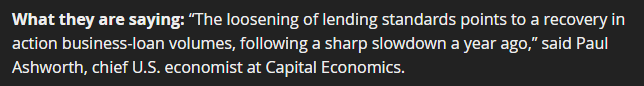 Economist's Insights About Bank Business Loans